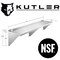 KUTLER Stainless Steel Shelf, NSF Commercial Wall Mount Shelves with Backsplash, Floating Metal Shelving for Restaurant, Kitchen, Home, Garage
